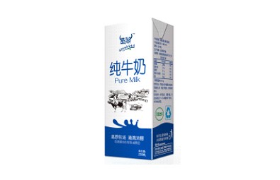 圣湖利樂磚純牛奶